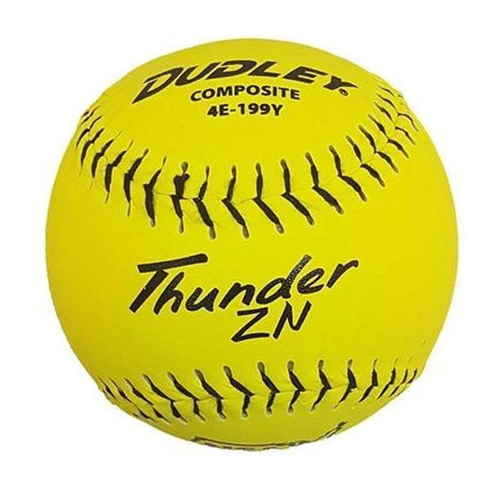 Dudley Thunder ZN HYCON ICON NSA 12" Slowpitch Softballs (DOZEN): 4E199Y 1 Dudley Thunder ZN HYCON ICON NSA 12" Slowpitch Softballs (DOZEN): 4E199Y