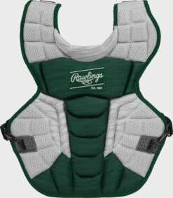 Rawlings Youth Dark Green/White VELO 2.0 Catcher's Gear Box Set: CSV2Y-DG / W -Bat Forge Store CPV2N W DG 1