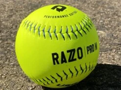DeMarini RAZZO 12" PRO M USSSA Slowpitch Softballs (Dozen): WTDRZPMC12UB -Bat Forge Store PhotoMar11 121157PM
