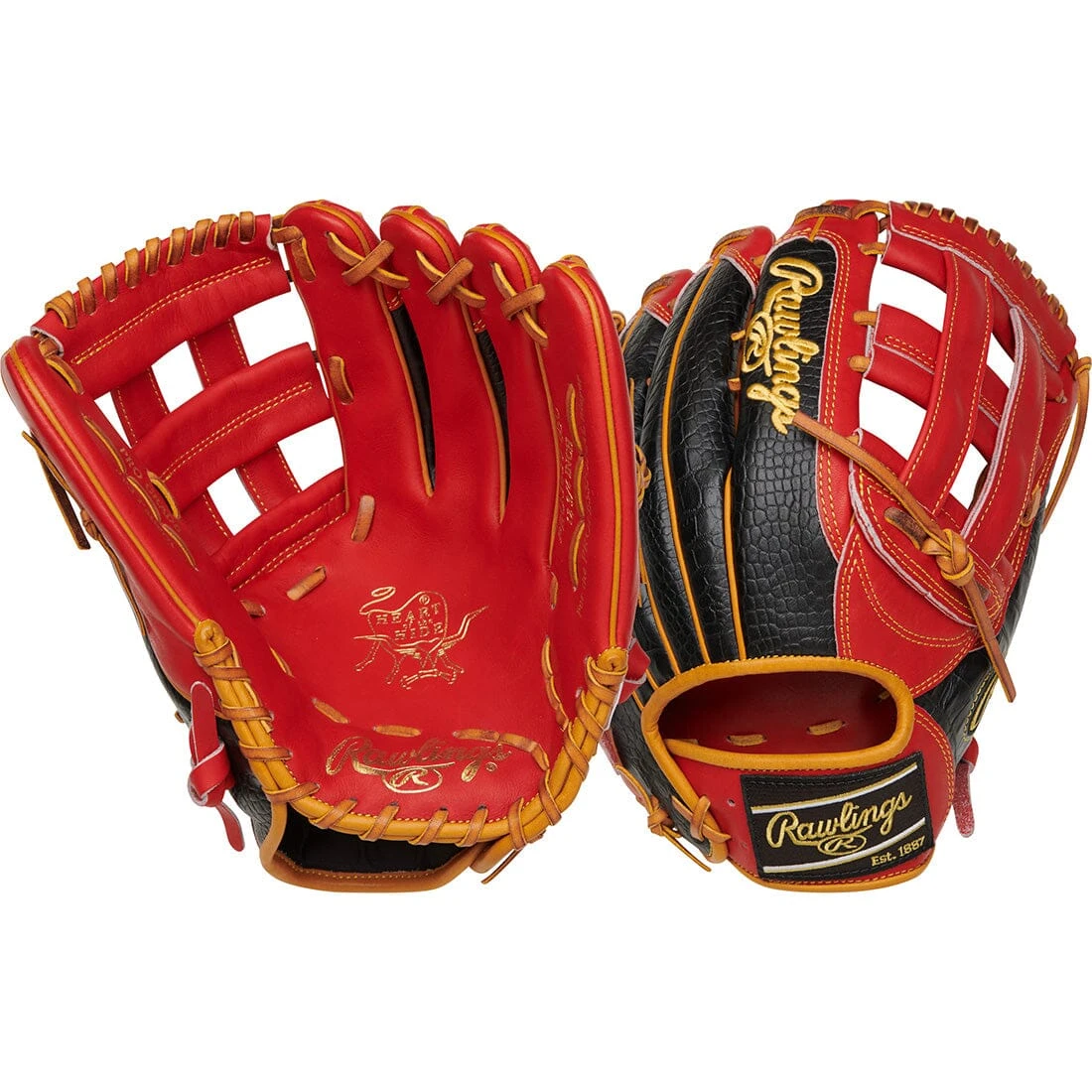 2023 Rawlings Heart Of The Hide ColorSync 7.0 12.75" Outfield Baseball Glove: RPRO3039-6SC 3 2023 Rawlings Heart Of The Hide ColorSync 7.0 12.75" Outfield Baseball Glove: RPRO3039-6SC - Image 3