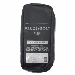 Bruce Bolt PREMIUM PRO Chrome Series Short Cuff Batting Gloves: White 11 Bruce Bolt PREMIUM PRO Chrome Series Short Cuff Batting Gloves: White -Bat Forge Store SC CHRW BAG