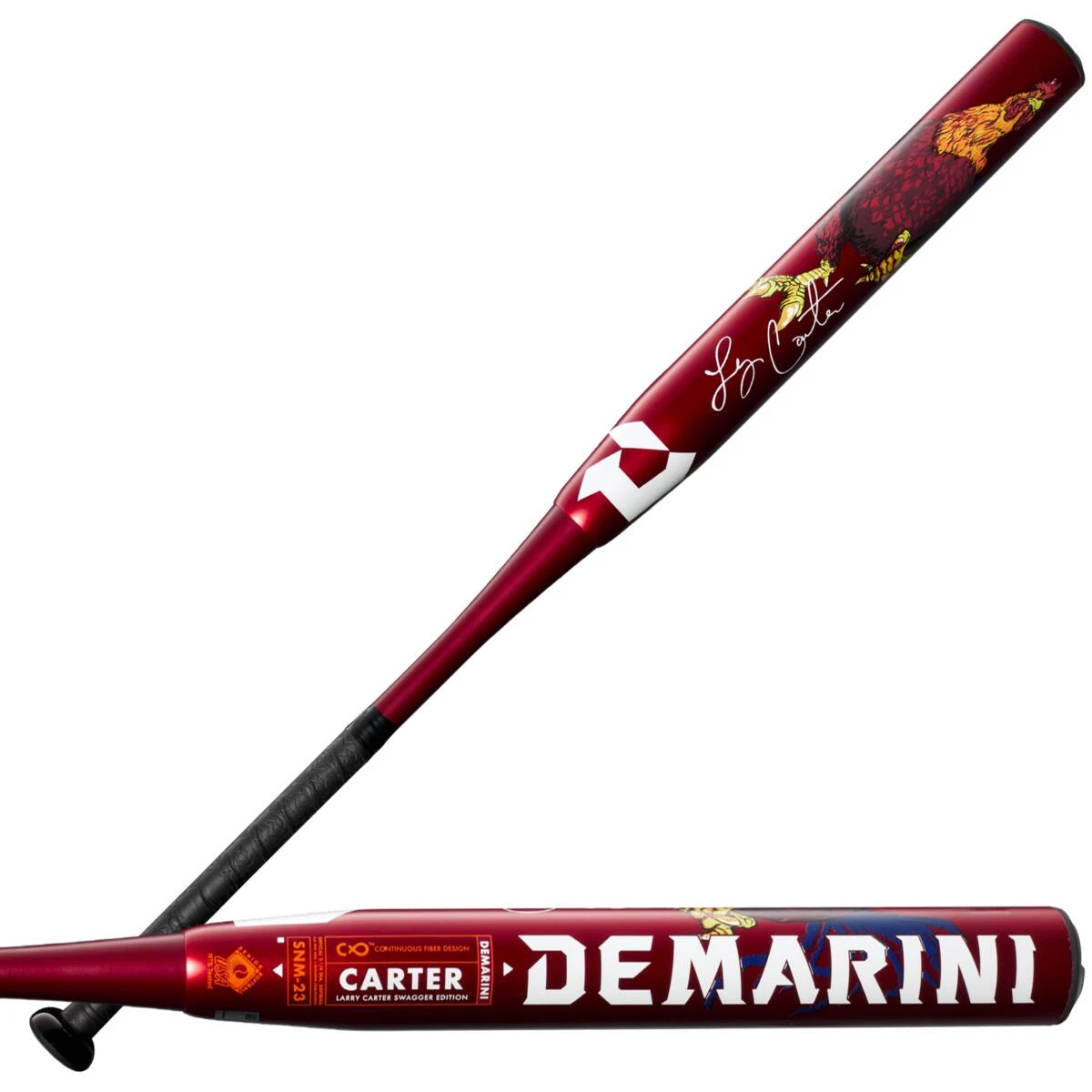 2023 DeMarini Larry Carter 13" SSUSA Senior Slowpitch Softball Bat: WBD2346010 2 2023 DeMarini Larry Carter 13" SSUSA Senior Slowpitch Softball Bat: WBD2346010 - Image 2