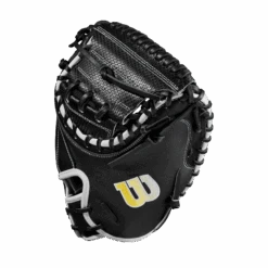 2023 Wilson A2000 M1DSS 33.5" Baseball Catcher's Mitt: WBW100995335 11 2023 Wilson A2000 M1DSS 33.5" Baseball Catcher's Mitt: WBW100995335 -Bat Forge Store WBW100995 2 A2000 C M1DSC 335 BlackSS BlackDimple White WilsonGold