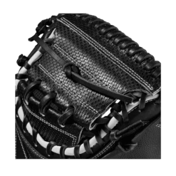 2023 Wilson A2000 M1DSS 33.5" Baseball Catcher's Mitt: WBW100995335 13 2023 Wilson A2000 M1DSS 33.5" Baseball Catcher's Mitt: WBW100995335 -Bat Forge Store WBW100995 4 A2000 C M1DSC 335 BlackSS BlackDimple White WilsonGold