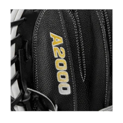 2023 Wilson A2000 M1DSS 33.5" Baseball Catcher's Mitt: WBW100995335 14 2023 Wilson A2000 M1DSS 33.5" Baseball Catcher's Mitt: WBW100995335 -Bat Forge Store WBW100995 5 A2000 C M1DSC 335 BlackSS BlackDimple White WilsonGold