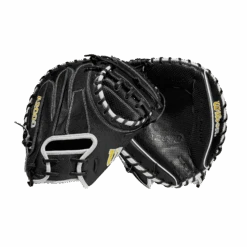 2023 Wilson A2000 M1DSS 33.5" Baseball Catcher's Mitt: WBW100995335 17 2023 Wilson A2000 M1DSS 33.5" Baseball Catcher's Mitt: WBW100995335 -Bat Forge Store WBW100995 8 A2000 C M1DSC 335 BlackSS BlackDimple White WilsonGold