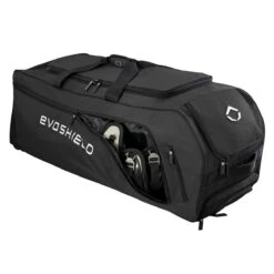 Evoshield Stone Wall Wheeled Bag (Multiple Colors): WTV9400 17 Evoshield Stone Wall Wheeled Bag (Multiple Colors): WTV9400 -Bat Forge Store WTV9400BL 6 Evoshield Stonewall Wheeled Bag Catcher Pocket a.png.cq5dam.web .1200.1200
