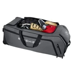 Evoshield Stone Wall Wheeled Bag (Multiple Colors): WTV9400 19 Evoshield Stone Wall Wheeled Bag (Multiple Colors): WTV9400 -Bat Forge Store WTV9400GY 4 Evoshield Stonewall Wheeled Bag Interior.png.cq5dam.web .1200.1200