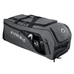 Evoshield Stone Wall Wheeled Bag (Multiple Colors): WTV9400 21 Evoshield Stone Wall Wheeled Bag (Multiple Colors): WTV9400 -Bat Forge Store WTV9400GY 6 Evoshield Stonewall Wheeled Bag Catcher Pocket a.png.cq5dam.web .1200.1200
