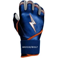 Bruce Bolt PREMIUM PRO NIMMO Long Cuff Batting Gloves: Mets Blue 10 Bruce Bolt PREMIUM PRO NIMMO Long Cuff Batting Gloves: Mets Blue -Bat Forge Store premium pro nimmo series long cuff batting gloves blue gloves brucebolt 426818