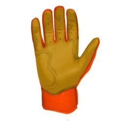 Bruce Bolt PREMIUM PRO Short Cuff Batting Gloves: Orange 12 Bruce Bolt PREMIUM PRO Short Cuff Batting Gloves: Orange -Bat Forge Store premium pro short cuff batting gloves orange brucebolt 164912